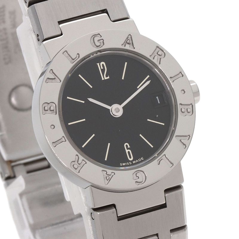 Bvlgari Watch SS Black