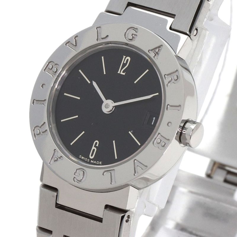Bvlgari Watch SS Black