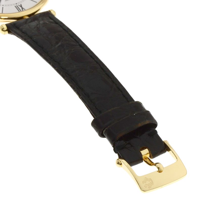 Van Cleef & Arpels Classic la Collection Watch 18K Yellow Gold Leather