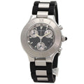 Cartier Must 21 Chronoscaph Watch SS Ssx Rubber