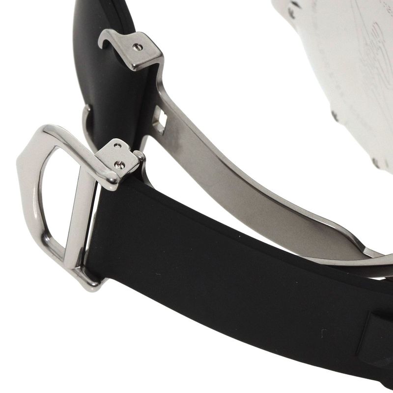 Cartier Must 21 Chronoscaph Watch SS Ssx Rubber