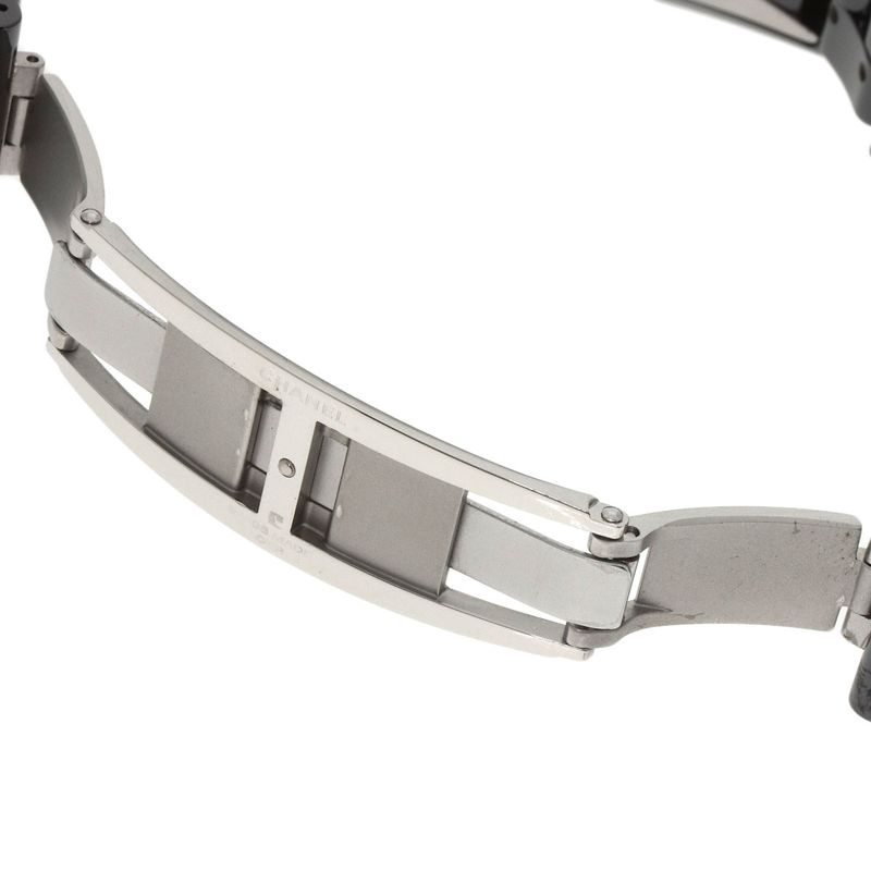 Chanel Bezel Black Diamond Watch Ceramic