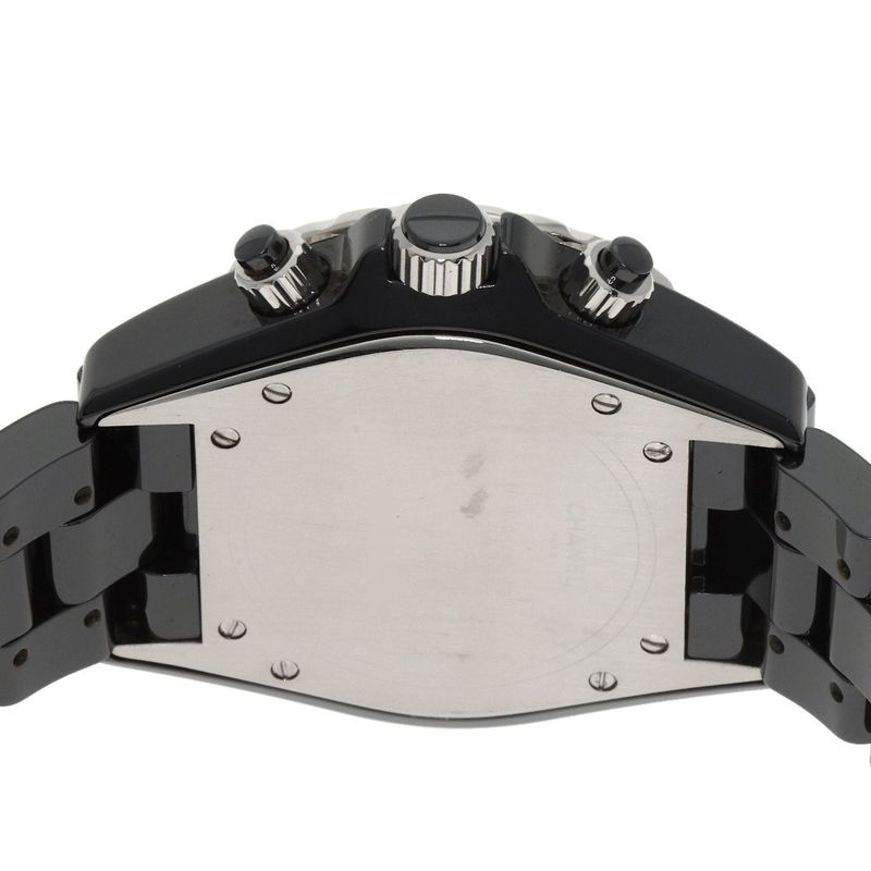 Chanel Bezel Black Diamond Watch Ceramic
