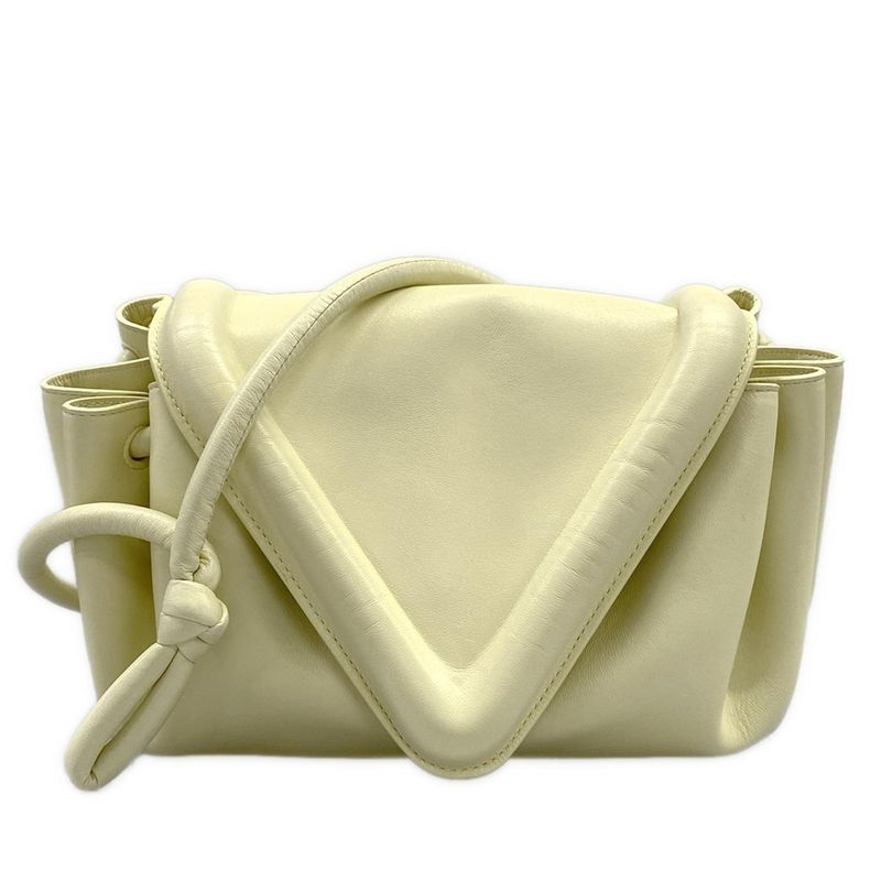 Bottega Veneta Shoulder Bag Beak Ivory Leather