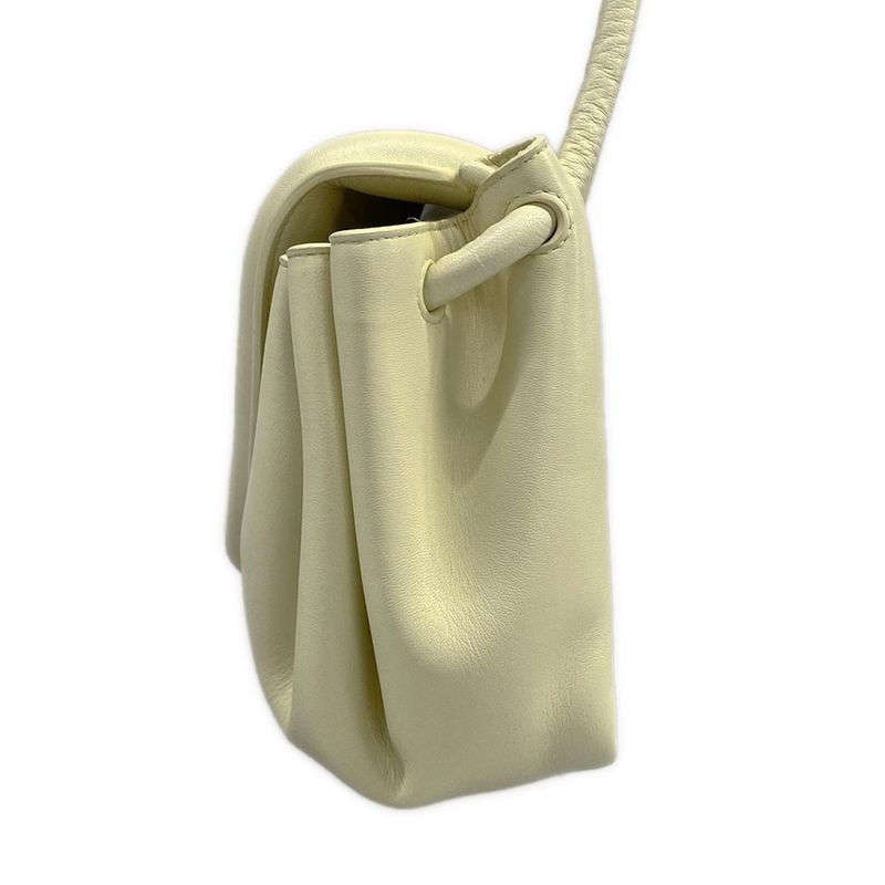 Bottega Veneta Shoulder Bag Beak Ivory Leather