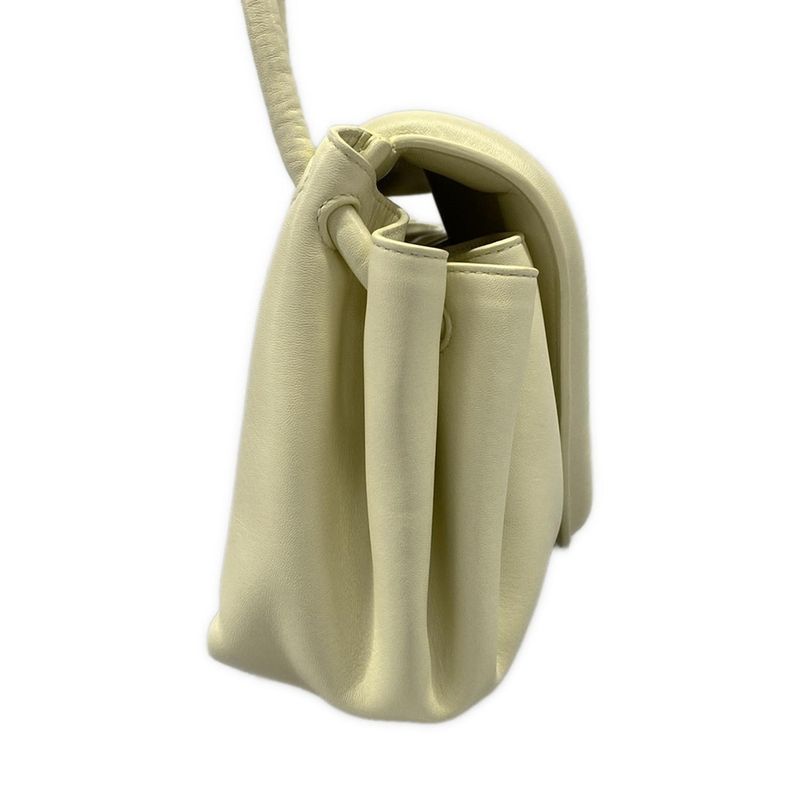 Bottega Veneta Shoulder Bag Beak Ivory Leather
