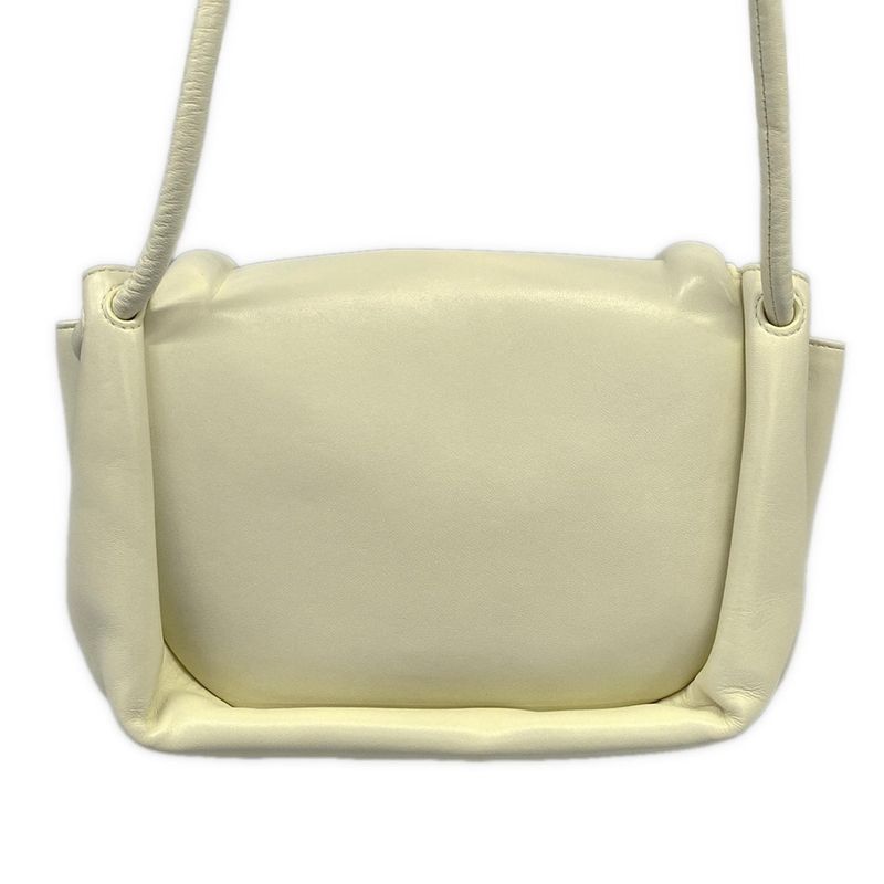 Bottega Veneta Shoulder Bag Beak Ivory Leather