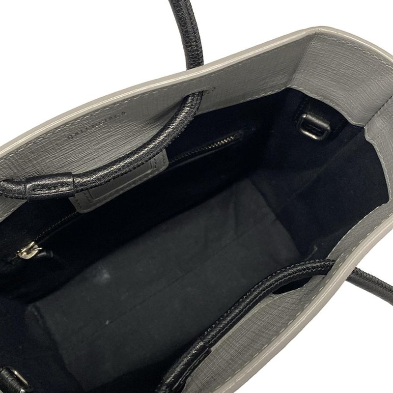 Balenciaga Tote Gray Leather