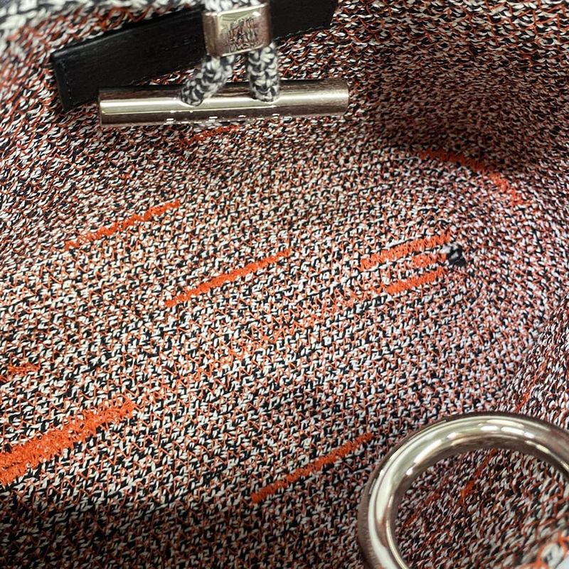 Balenciaga Handbag White Black Orange Leather X X