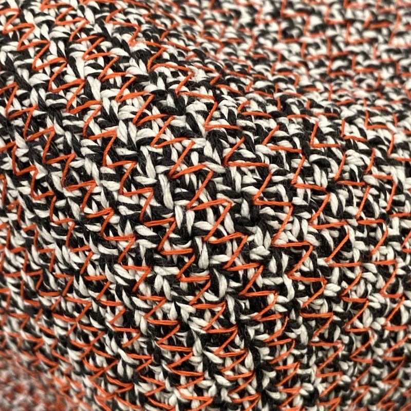 Balenciaga Handbag White Black Orange Leather X X