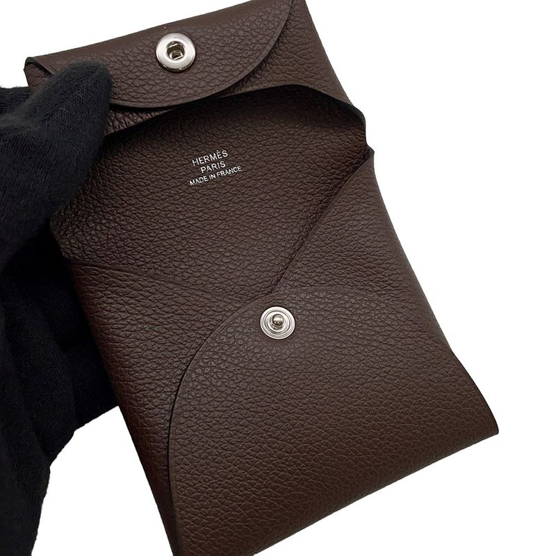 Hermes Coin Case Bastia Mocha Ever Color Purse