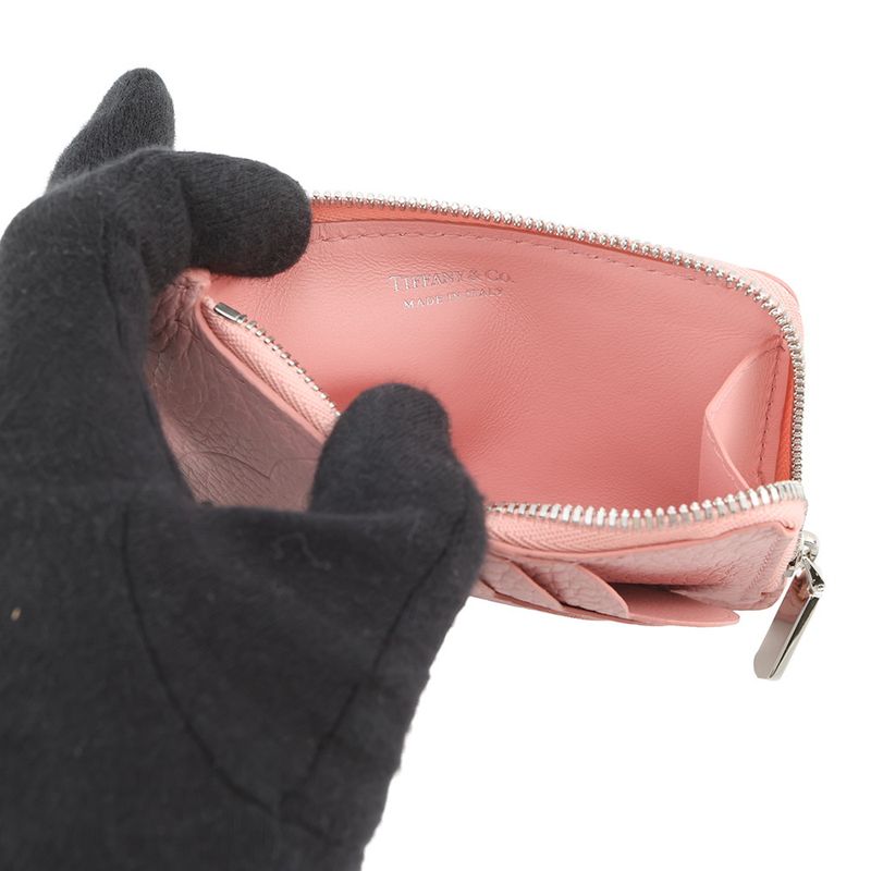Tiffany & Co. Coin Case Return to Fragment Leather Wallet