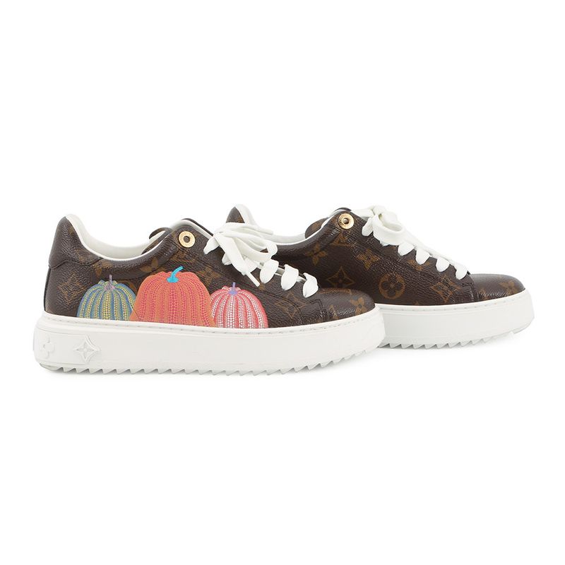 Louis Vuitton Sneakers Monogram Time Outline Leather 36
