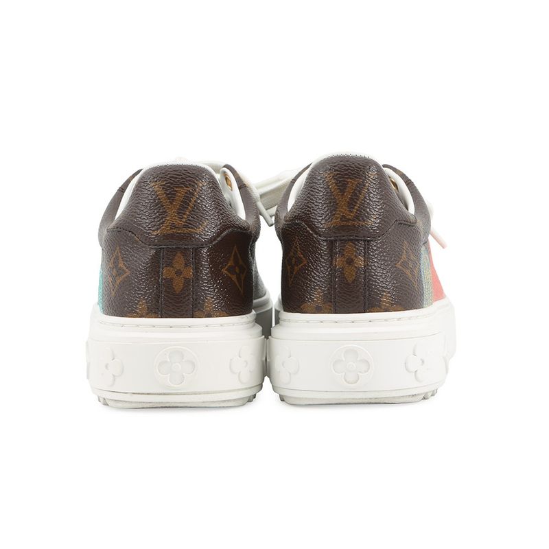 Louis Vuitton Sneakers Monogram Time Outline Leather 36