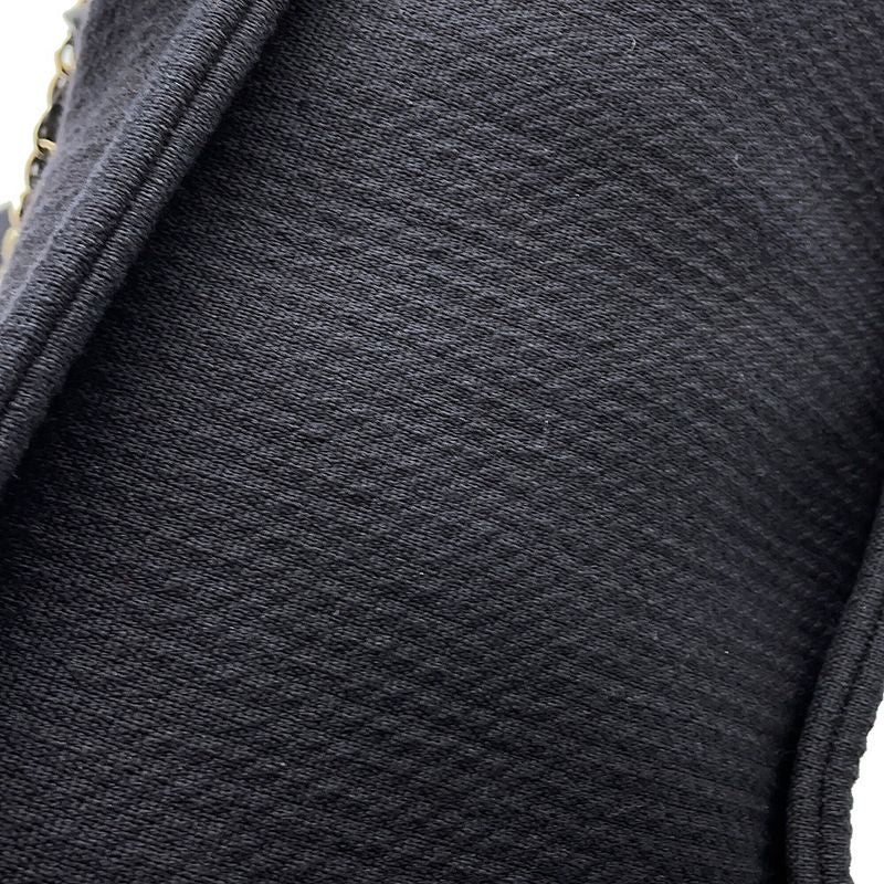 Chanel Tote Deauville CC Logo Small Shopping Canvas