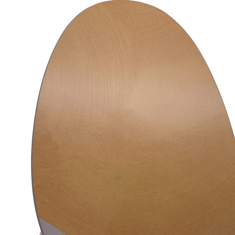 Chanel Loafers CC Logo Chain Patent Leather 37 Light Gray