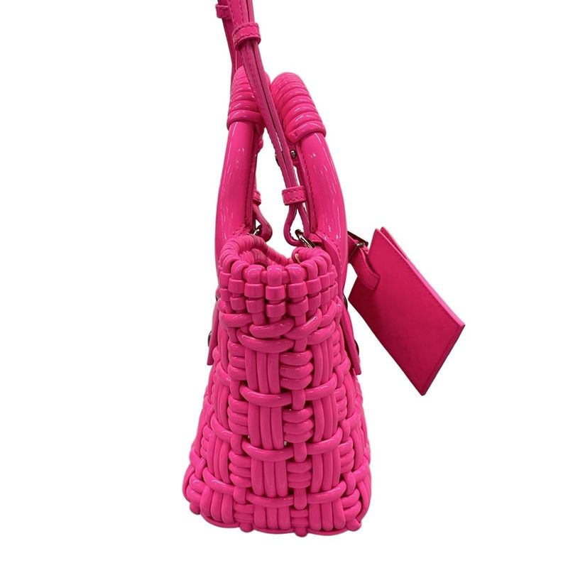 Balenciaga Tote Bistro Xxs Basket Pink Mini Bag Braided