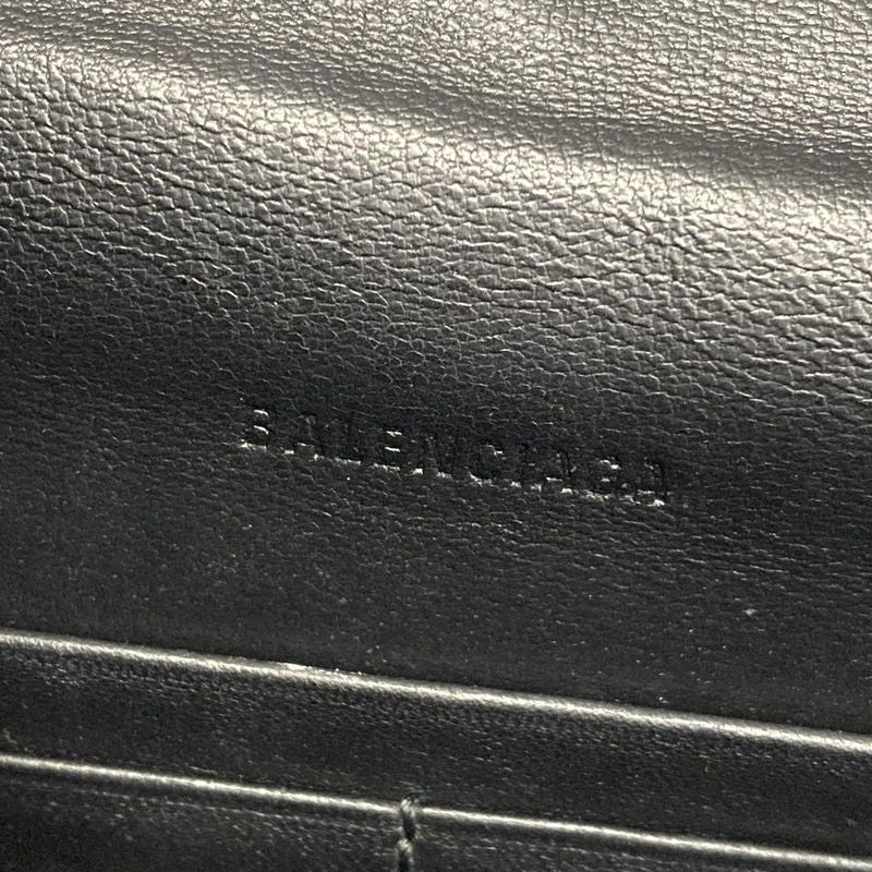 Balenciaga Shoulder Bag Car Flap Black Leather