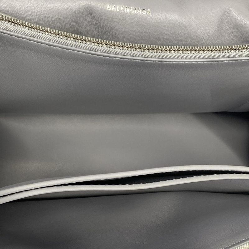 Balenciaga Shoulder Bag Crush Light Blue Chain