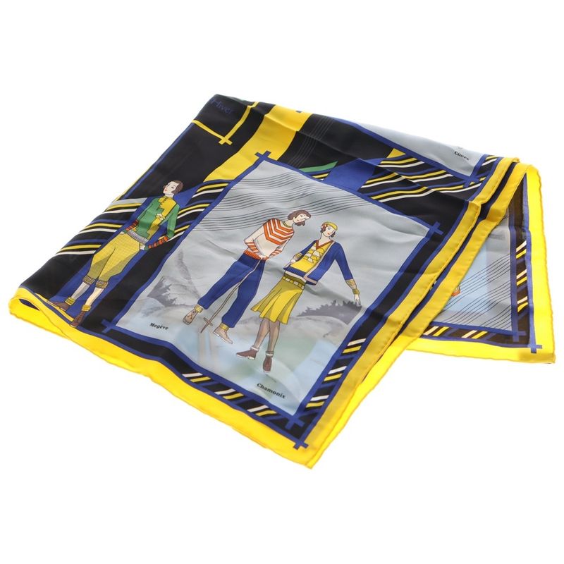 Hermes Carre 45 Silk Hat