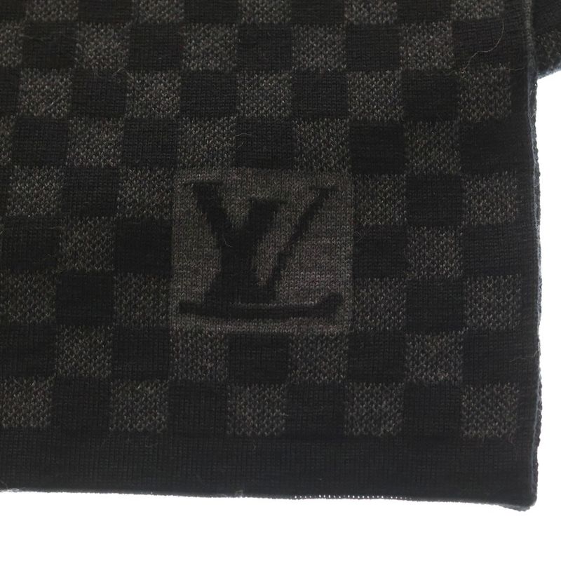 Louis Vuitton Echarpe Petit Damier Scarf Black