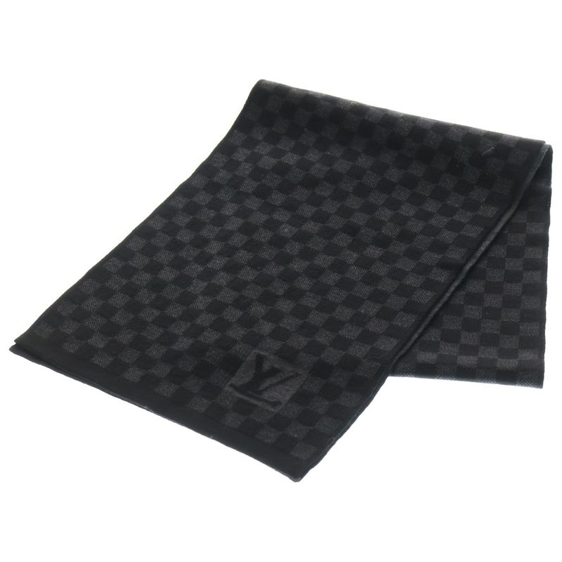 Louis Vuitton Echarpe Petit Damier Scarf Black