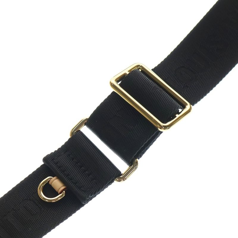 Louis Vuitton Shoulder Strap Pouch Case Brown Leather Gold