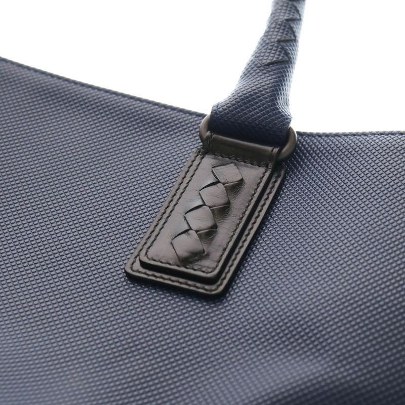 Bottega Veneta Marco Polo Tote Blue Leather