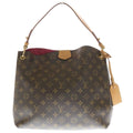 Louis Vuitton Monogram Graceful PM Brown Shoulder Bag
