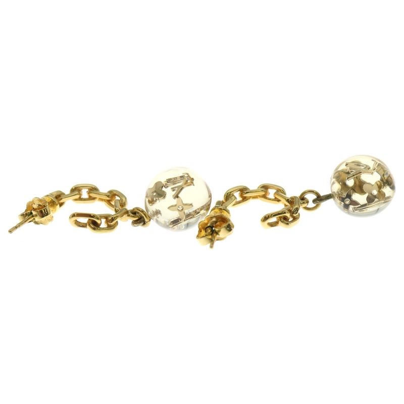 Louis Vuitton Boucle Doreille Ankle John Stud Type Earrings Gold