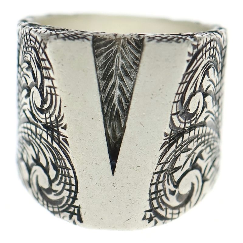 Gucci Alphabet Letter Ring Silver