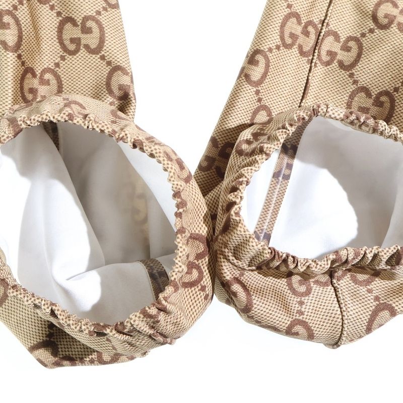 Balenciaga Over Knee High Boots Hives All Pattern Brown