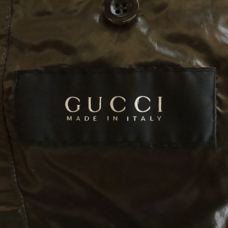 Gucci Down Jacket Collar Sherry