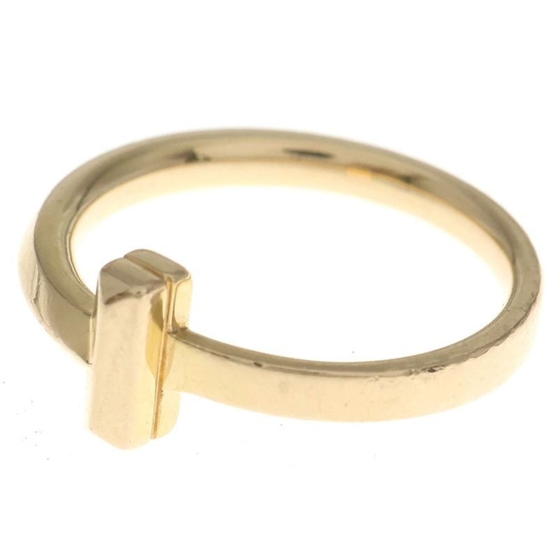 Tiffany & Co. Engraved Rose Gold Ring