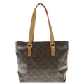 Louis Vuitton Monogram Cabas Piano Tote Brown Leather