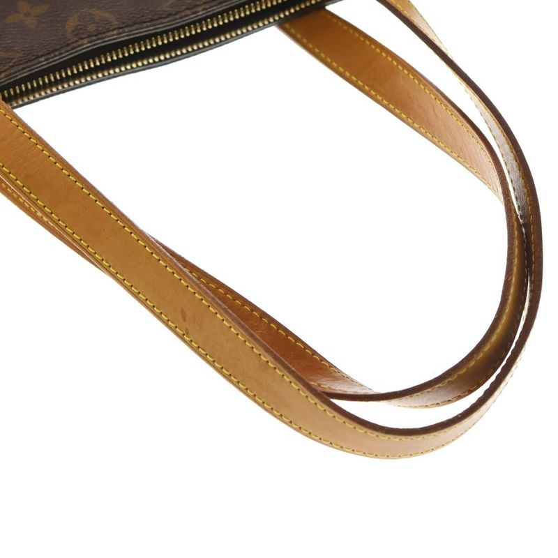 Louis Vuitton Monogram Cabas Piano Tote Brown Leather