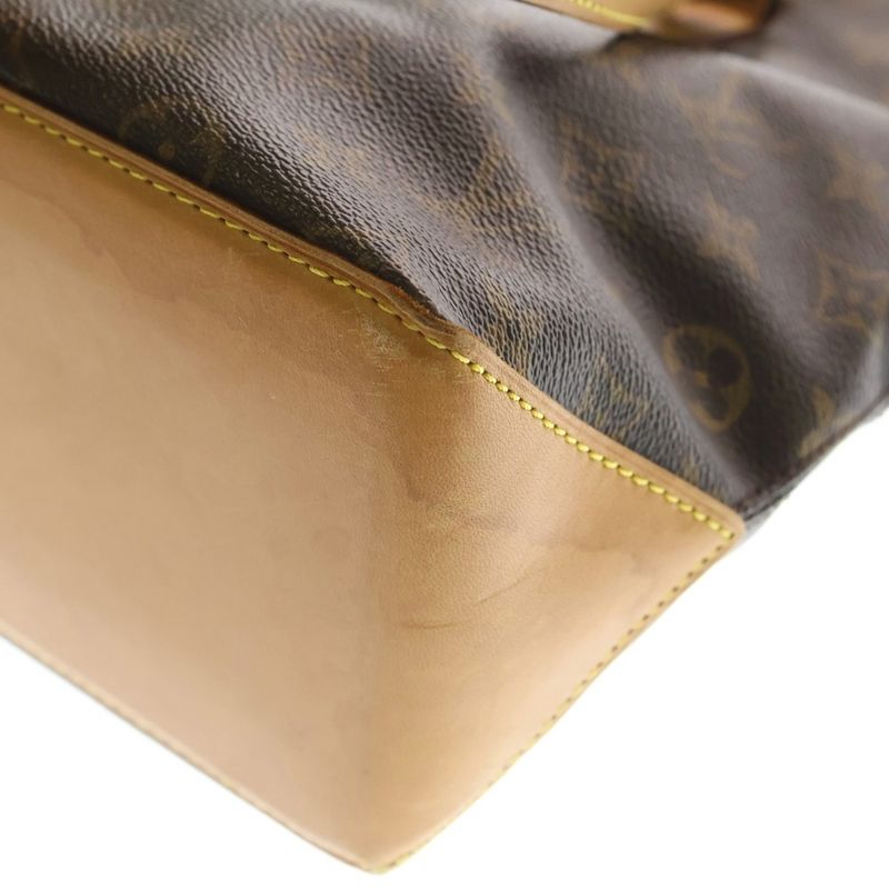 Louis Vuitton Monogram Cabas Piano Tote Brown Leather