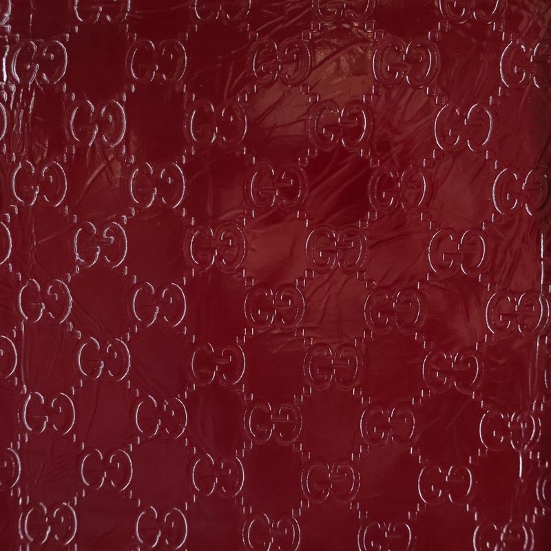 Gucci Embossed GG Motif Skirt Bordeaux