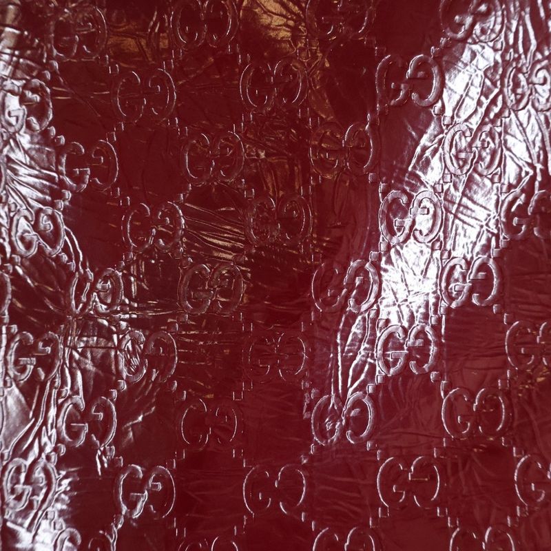 Gucci Embossed GG Motif Skirt Bordeaux