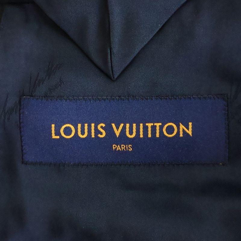 Louis Vuitton Damier Wool Zip Jacket Black