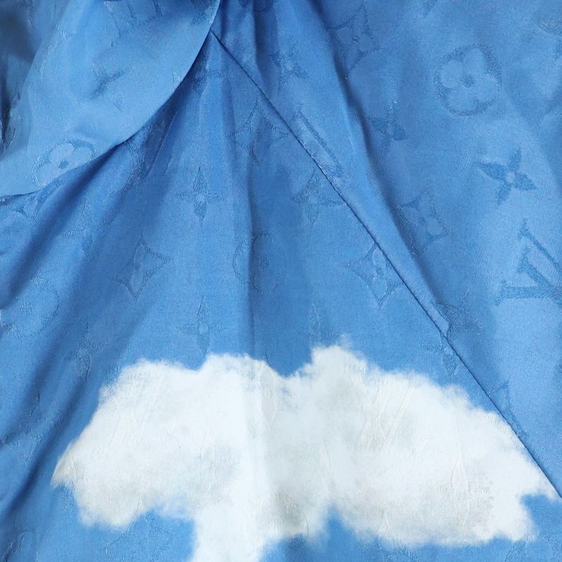 Louis Vuitton Monogram Cloud Nylon Jacket Blue Yfh