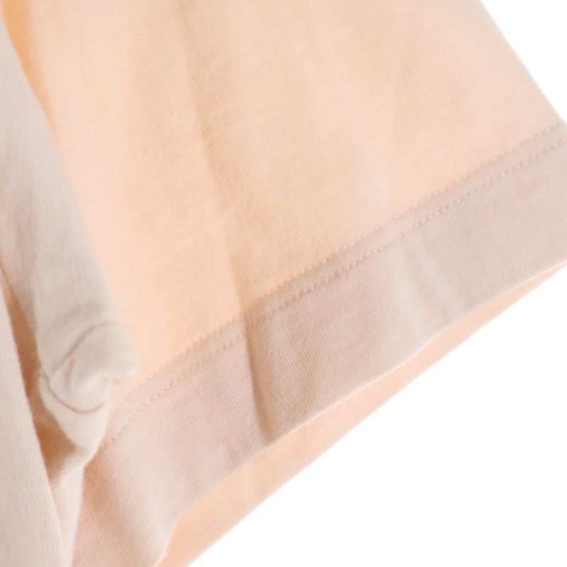 Fendi Front Logo Patch T-Shirt Aflw Crew Neck Short