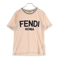 Fendi Front Logo Patch T-Shirt Aflw Crew Neck Short