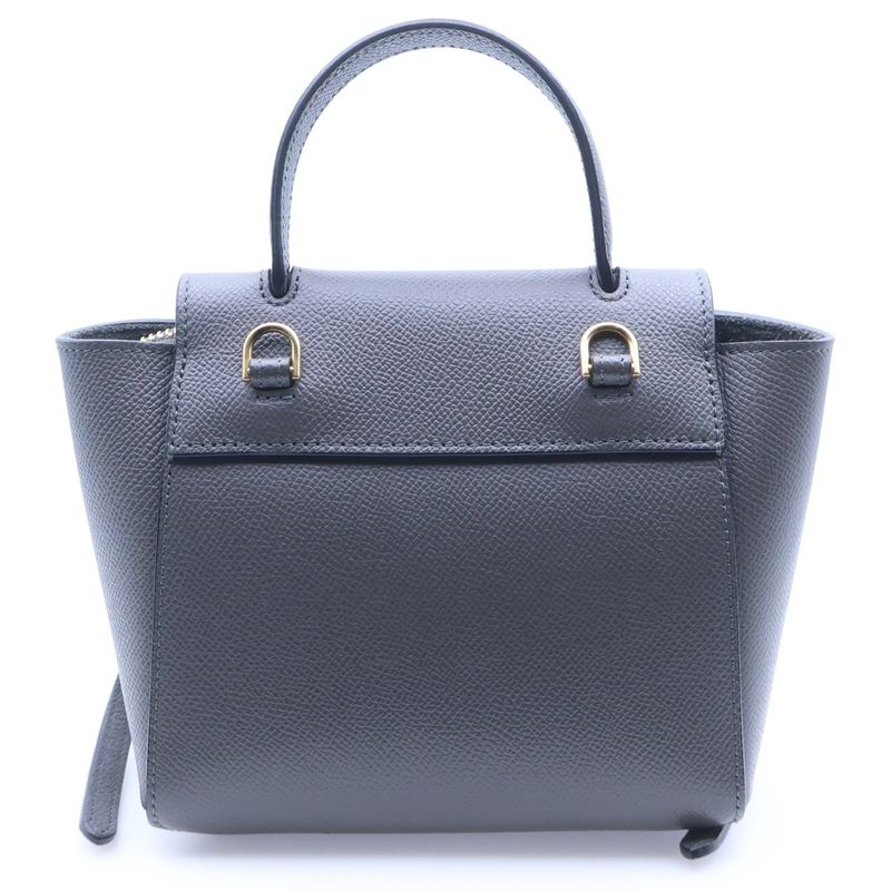 Celine Belt Bag Pico Mini Grey Leather Gold