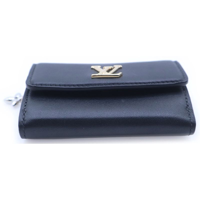 Louis Vuitton LV Bloom Mini Trifold Wallet Black