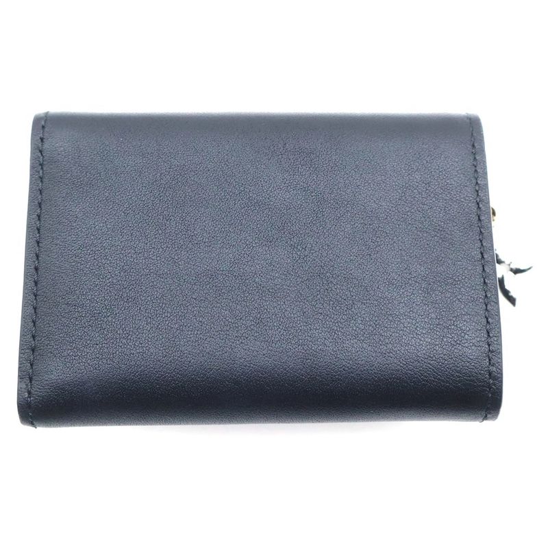 Louis Vuitton LV Bloom Mini Trifold Wallet Black