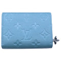 Louis Vuitton Monogram Empreinte Portefeuille Wallet Bifold Blue