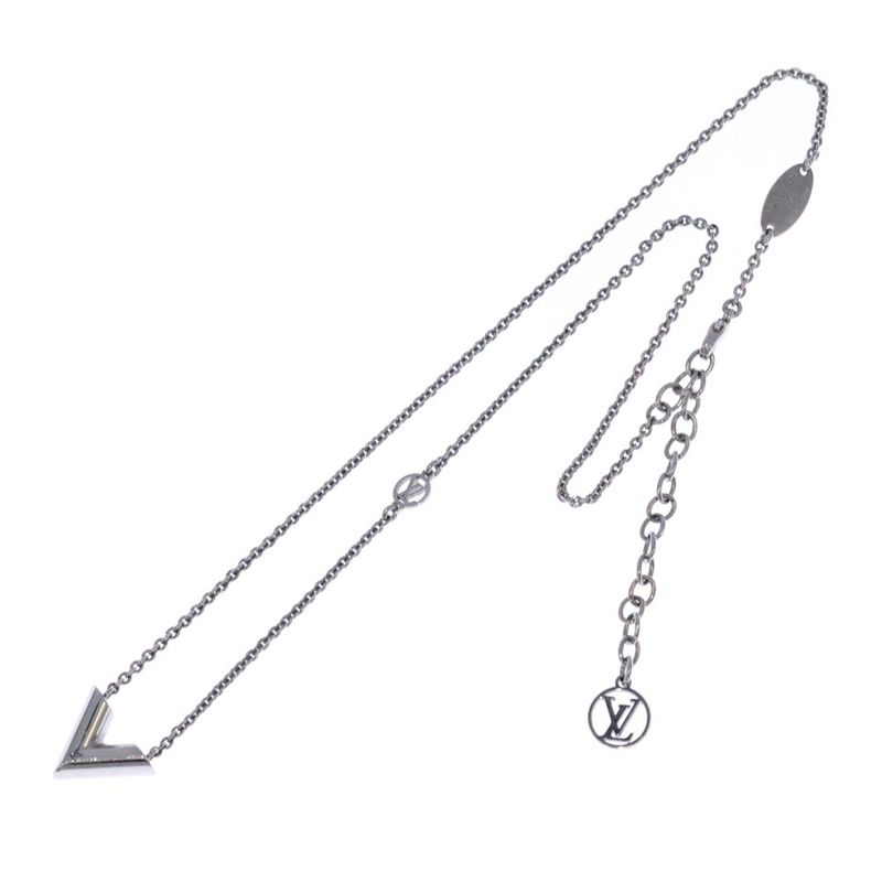 Louis Vuitton Essential Chain Necklace Silver