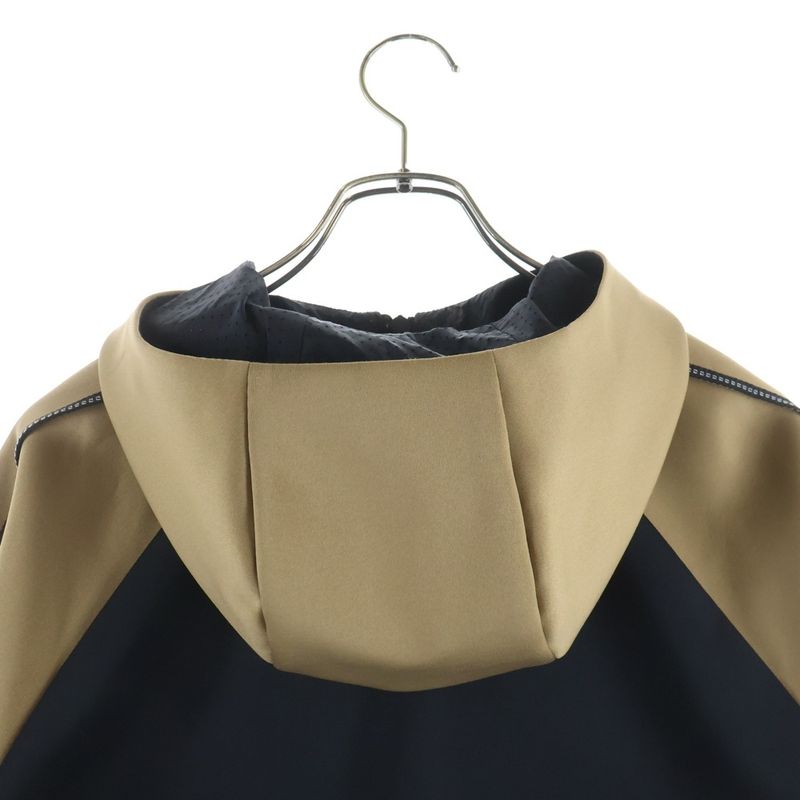 Fendi Zip Up Hoodie Black Beige Jacket