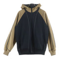 Fendi Zip Up Hoodie Black Beige Jacket